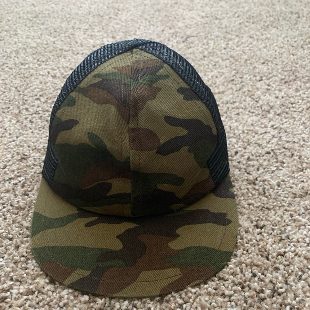 George Hats Camo Trucker with black mesh